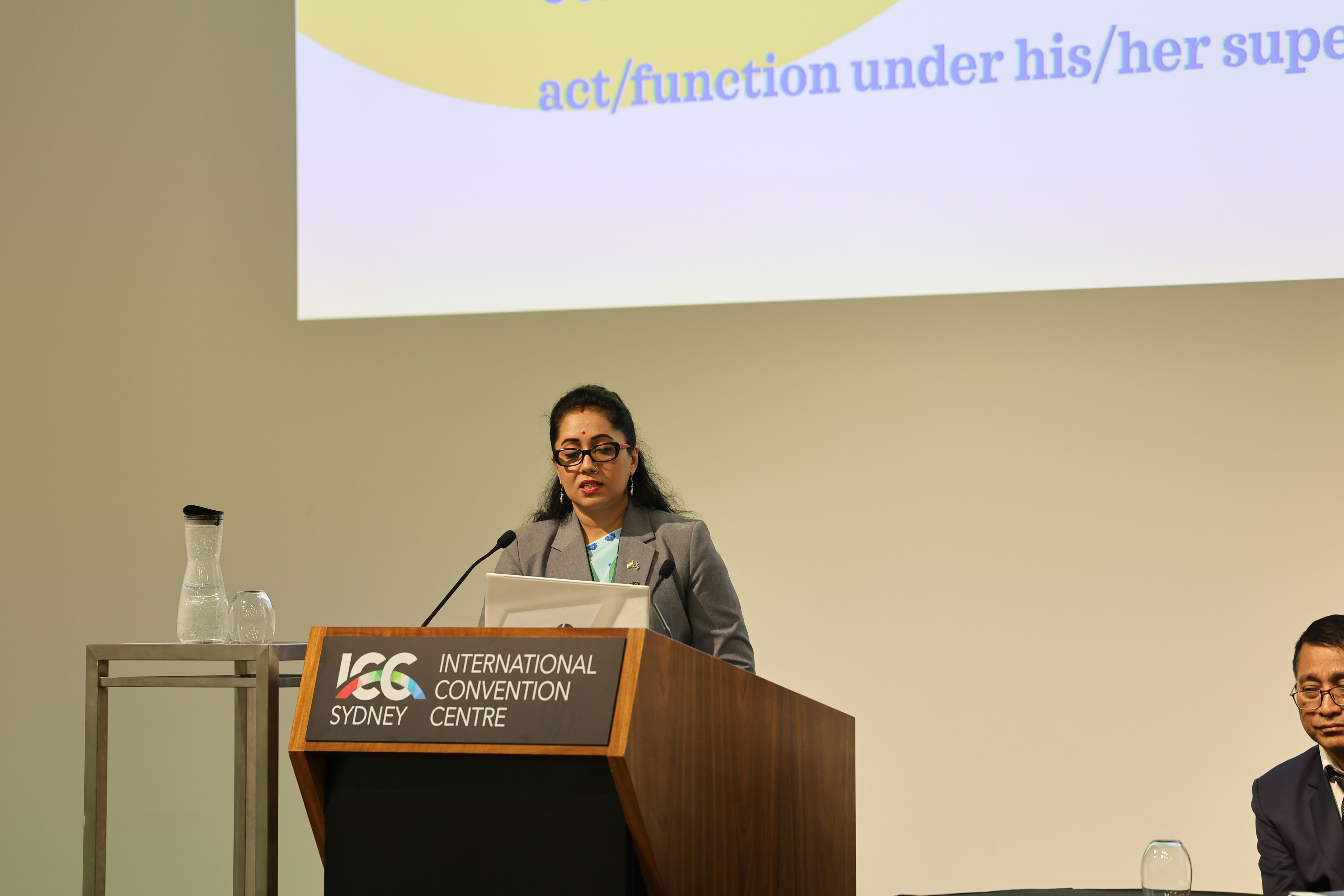 SOCATT Sydney 2024 delegate addressing attendees